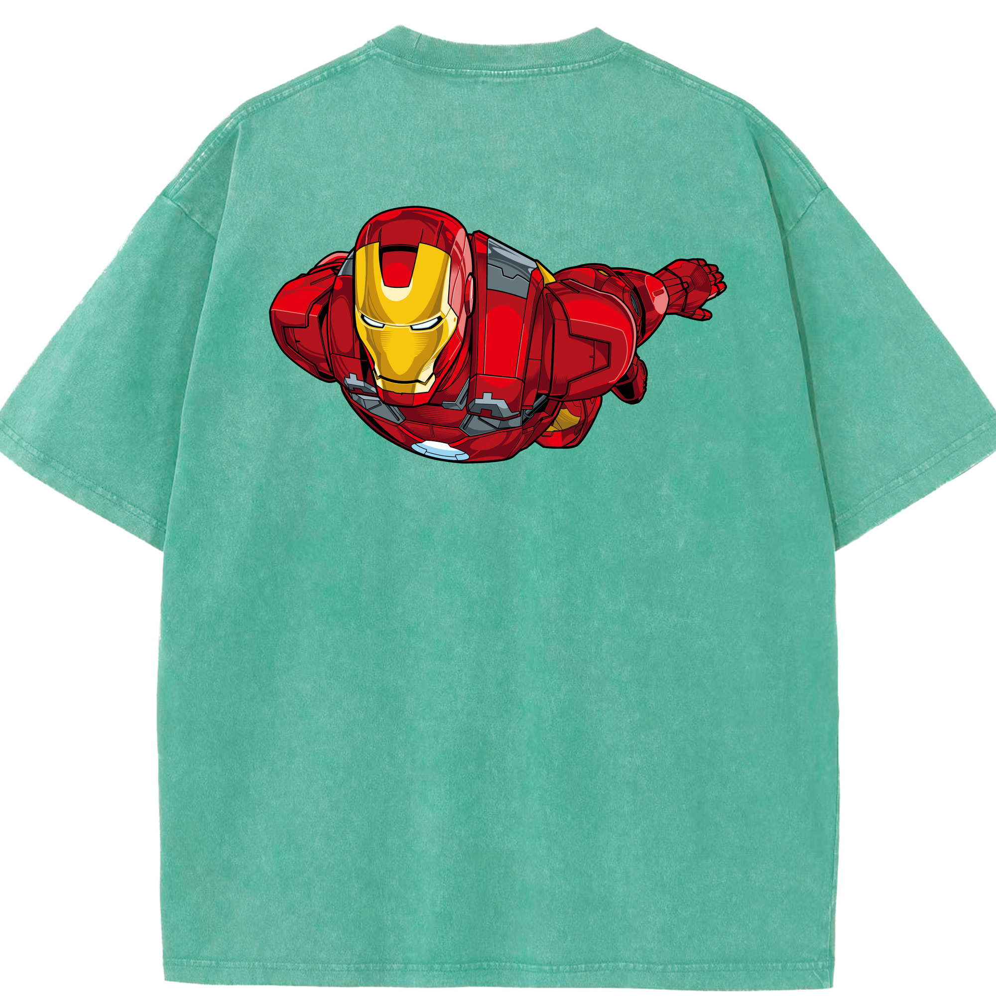 （画像用） アベンジャーズ The Avengers 綿100% ヴィンテージ風 半袖Tシャツ（背面プリント）
